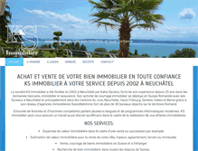 Tablet Screenshot of ks-immobilier.ch